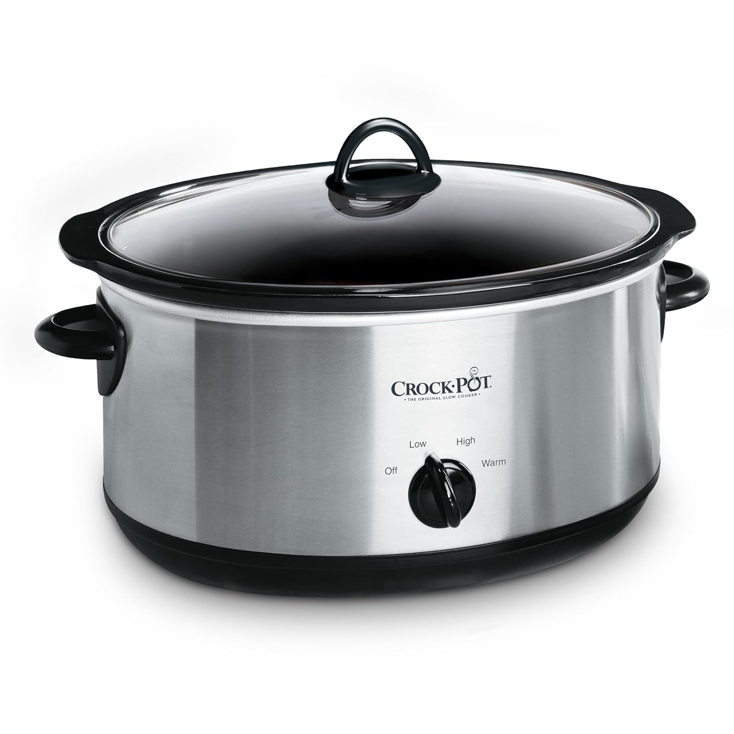 Crock-Pot 7 Quart Oval Manual Slow Cooker Stainless Steel main image