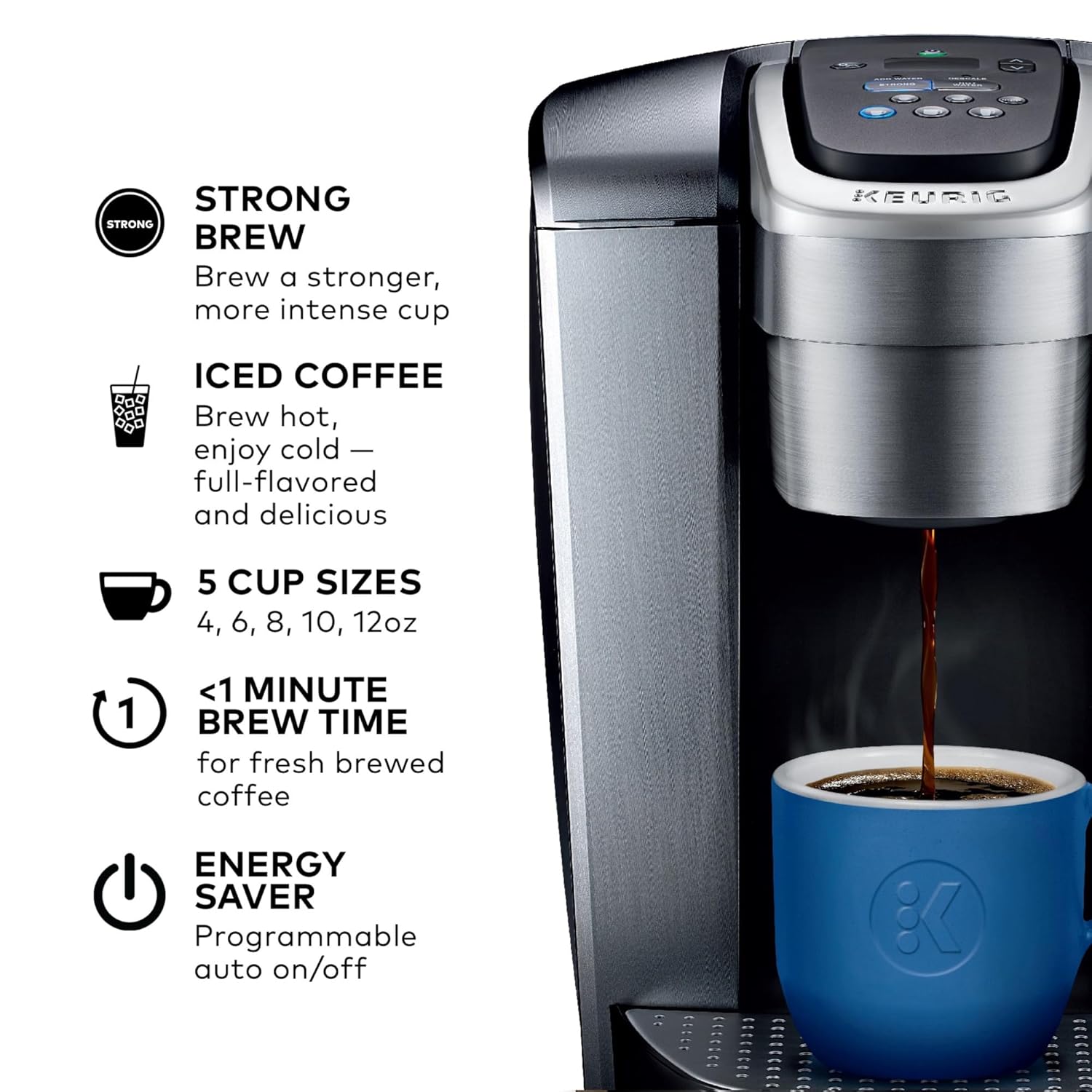 Keurig K-Elite Single Serve K-Cup Pod Coffee Maker gallery image 3