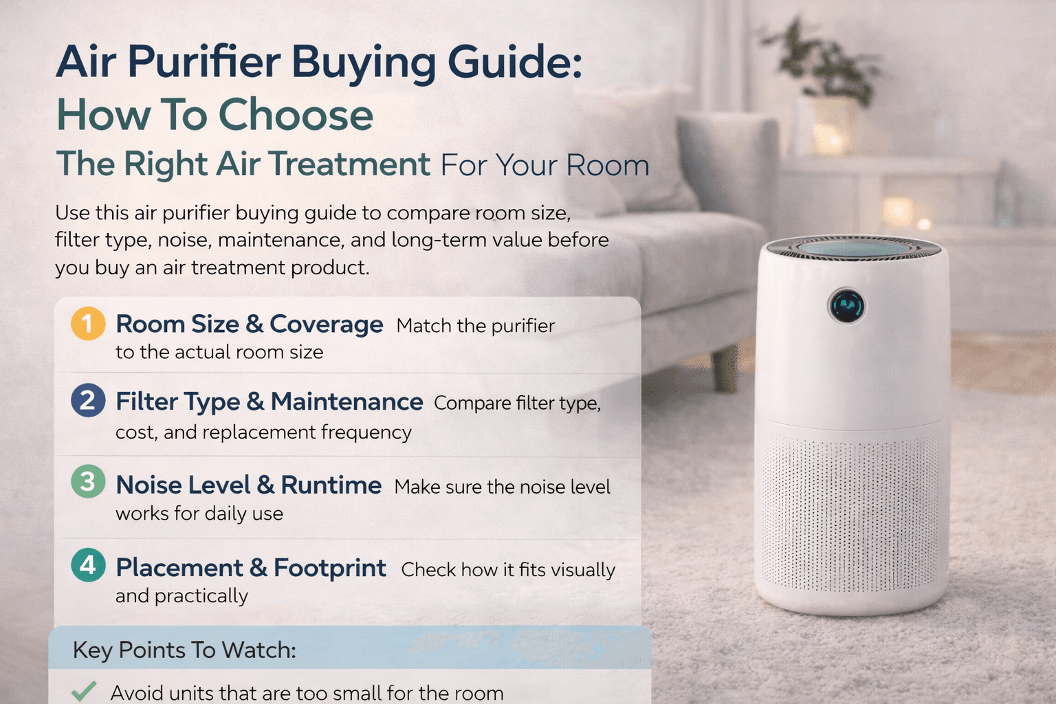 Air Purifier Buying Guide: How To Choose The Right Air Treatment For Your Room