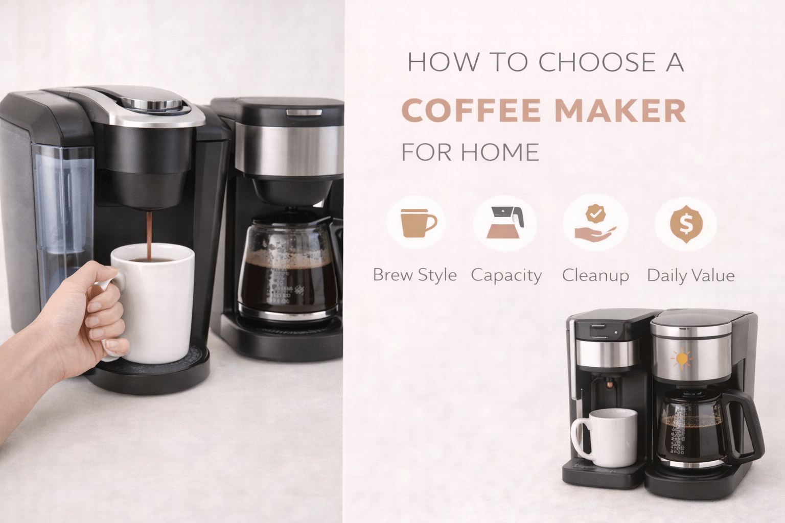 How To Choose A Coffee Maker For Home: What Actually Matters Before You Buy