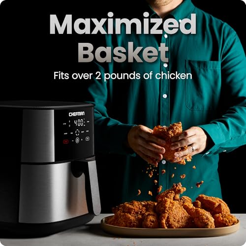 Chefman TurboFry Air Fryer 8-Qt thumbnail 4
