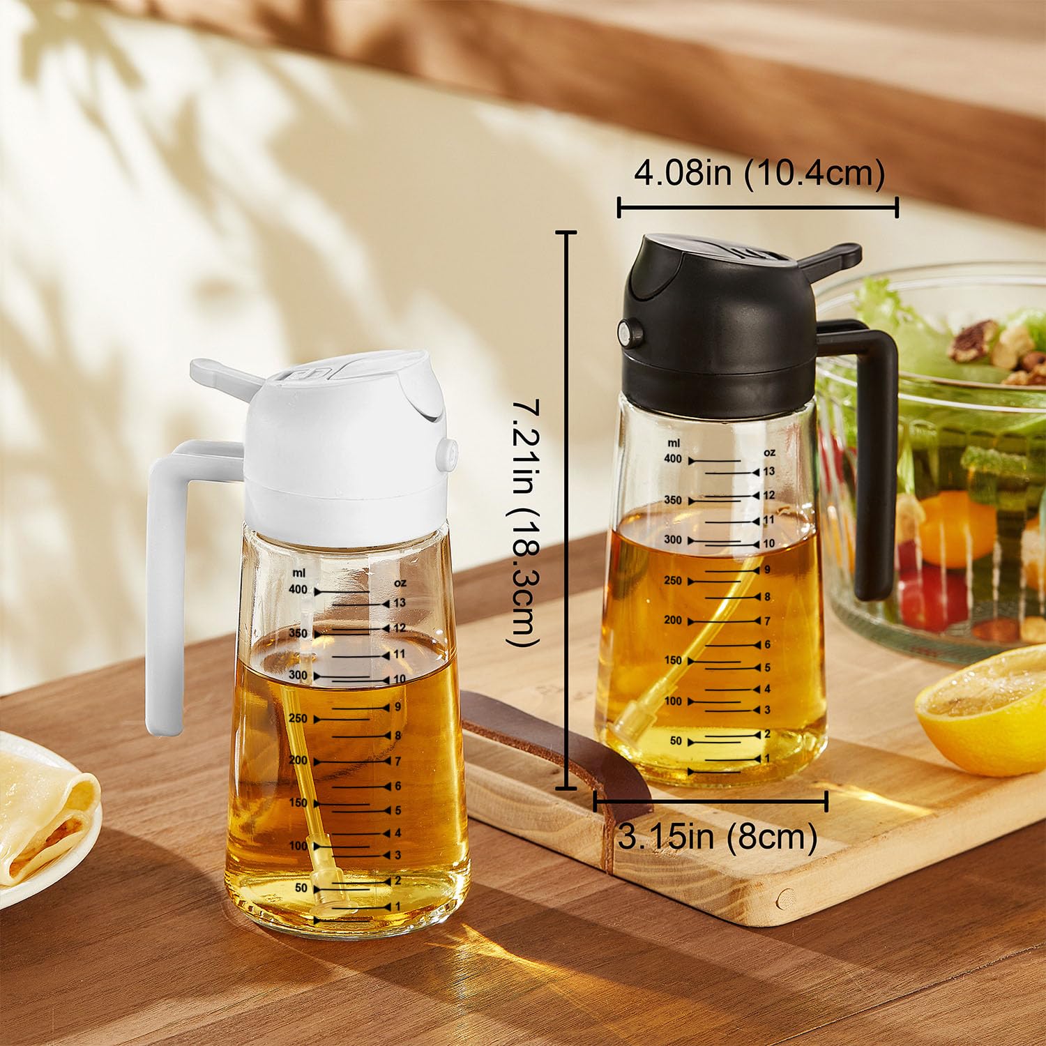 TrendPlain 16oz/470ml Glass Olive Oil Sprayer Cooking thumbnail 5
