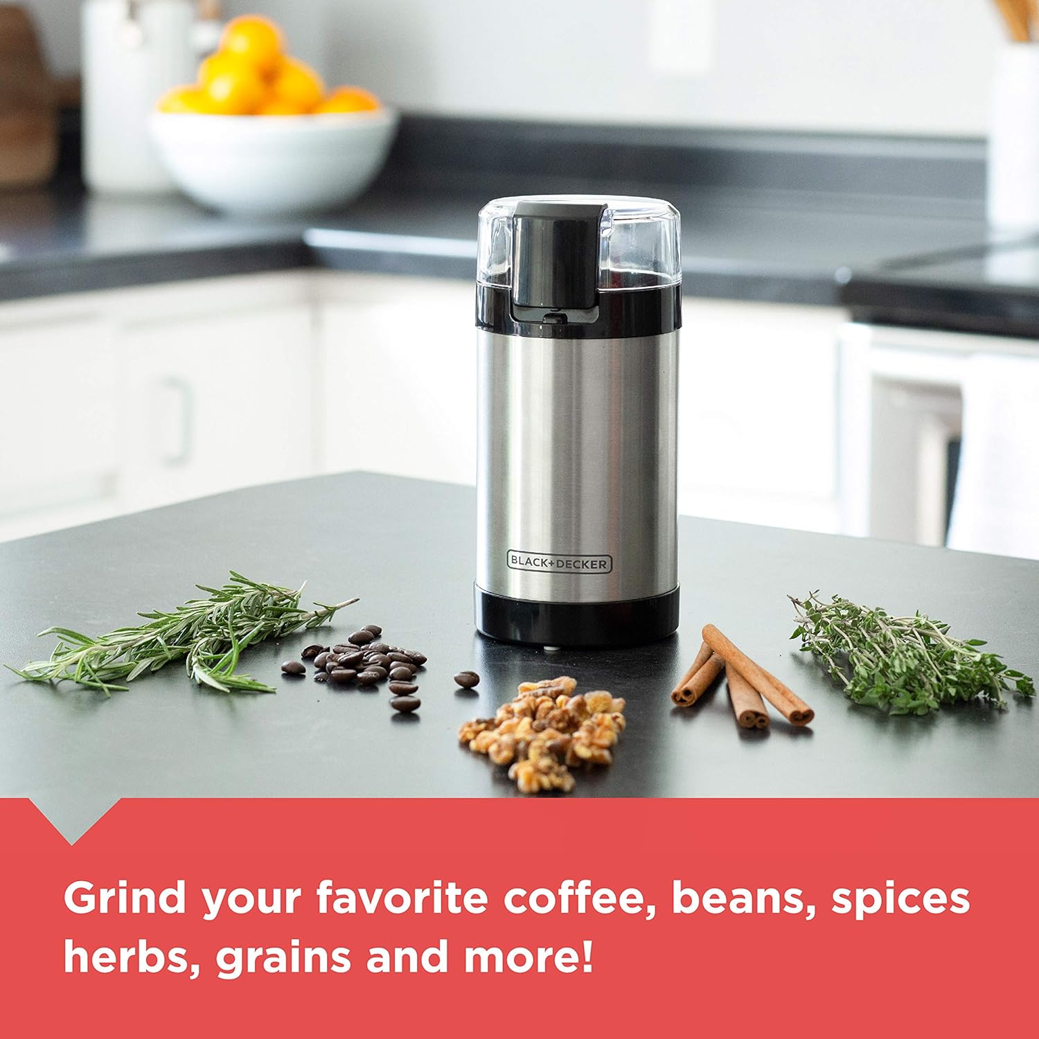 BLACK+DECKER One Touch Coffee Grinder 2/3 Cup thumbnail 3